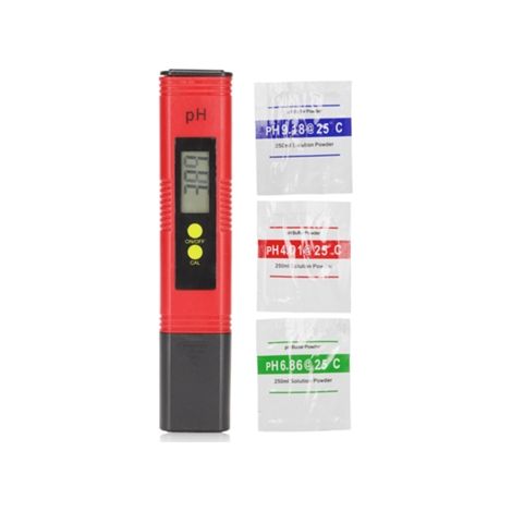 pH-mètre numérique avec fonction ATC, pour aquariums, piscines et spas, conçu pour la vérification régulière de l'acidité des échantillons liquides à usage domestique.-AquaForge