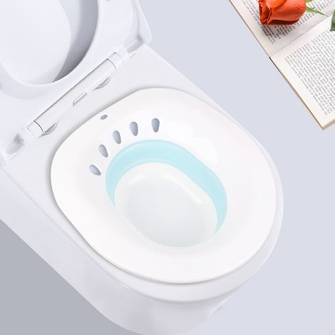 Baignoire pliable de toilette pour femmes enceintes, bassin de lavage pour hémorroïdes, vert (1/5)