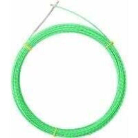 Tire Fil Électriques, Tire Fils Electricien Aiguille 4mm, Tire Fils Electrique Professionnel avec Ressort de Guidage, Polyester Kit Rétractable d’Installation Pour La Pose De Câbles, Vert, T-Audace 10 (1/5)