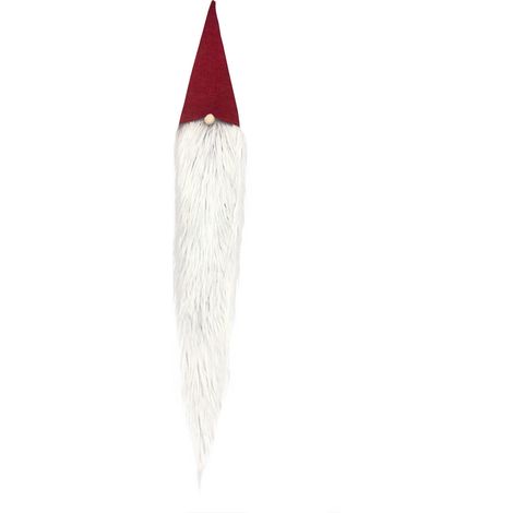 Pendentif De Noël En Peluche - Pendentif Nain Sans Visage Avec Chapeau Rouge Et Barbe Longue - Décoration Intérieure Pour Porte Mur Arbre De Noël - 1 Pièce (1/4)