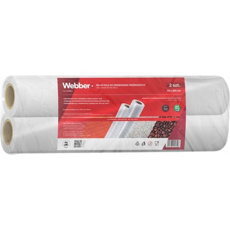 Vakuumfolie 28 x 300 cm Rolle für Sous-Vide-Garer, BPA-frei, robust