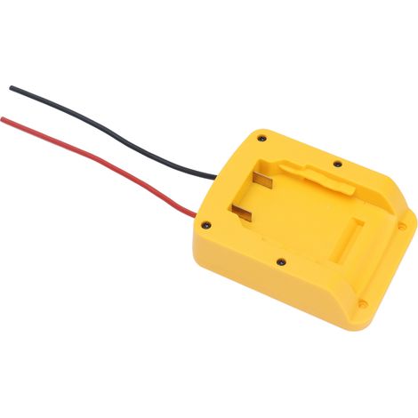 Adaptateur de batterie au Lithium 14.4V 18V 20V, connecteur d'alimentation avec câble de sortie de commutateur 12AWG