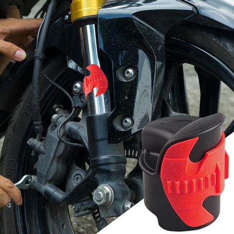 Pulitore per guarnizioni forcella moto, attrezzo per l'installazione di guarnizioni forcella moto, strumento per la pulizia e la riparazione di ammortizzatori - Riparazione di ammortizzatori robusti e (1/4)