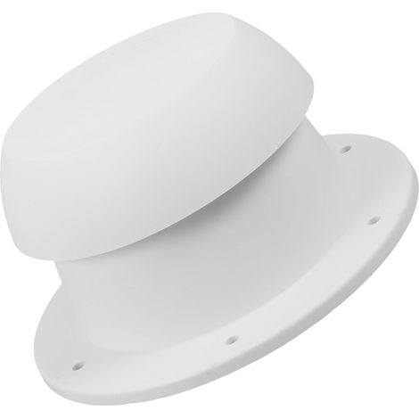 Couvercle de Ventilation de Toit Rond en PP Blanc Tête Champignon, Ventilation Puissante et Conception Imperméable pour Véhicule, pour Toit de Camping-Car (1/5)