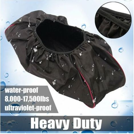 Housse De Treuil - Néoprène Imperméable - Pour Treuils 8000 À 17500 Lbs - Usage Extérieur Et Remorque - 1 Pièce (1/5)