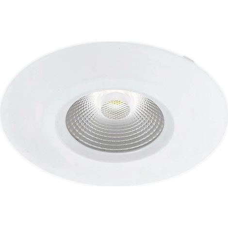 FOLK R Spot 6W blanc fixe 100% recouvrable HV LED 3000K ASLED FOL6WRBCBBC