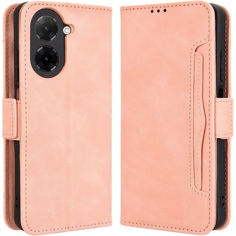 Funda tipo libro para Xiaomi Redmi A5, ranura para tarjeta, rosa (1/5)
