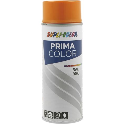 Dupli Color Prima Lackspray, Sprühlack 400ml, gelb orange glänzend RAL 2000