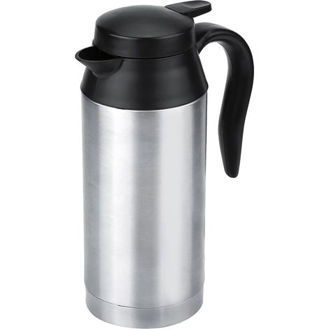 Bouilloire de Voyage 750ml pour Voiture en Acier Inoxydable, DC 12V 120W Allume Cigare Portable pour Eau Chaude, Café (1/5)