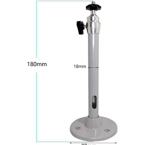 BUNTHAUS CSPARKV 1 PCS Support de Projecteur Plafond Support Videoprojecteur Universel pour Projecteur Mini Projecteur Support Rotation à 90° 360° Mural de Plafond Support Mural Aluminium