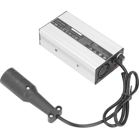 Chargeur de batterie Club Car 48 V 5 A, prise américaine ronde en aluminium à 3 broches, 110 V 60 Hz, compatible avec les modèles Precedent 2004-2014 (1/5)