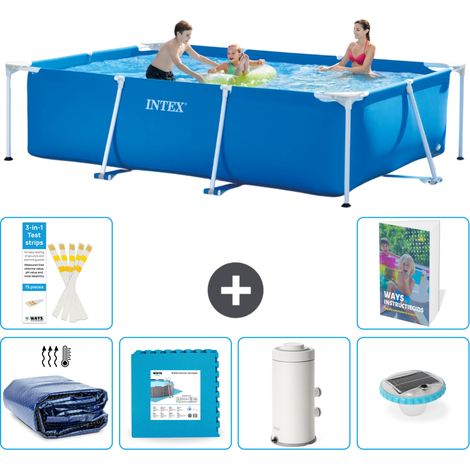 Rechteckiger Frame Pool - 300x200x75 cm - 7-teilig S152