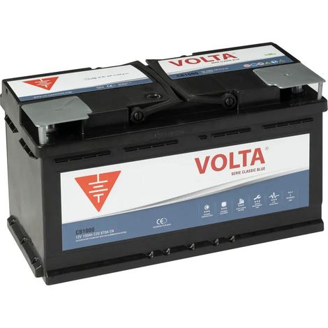 Batería de Coche 100Ah 870A EN Blue Volta CB1000D