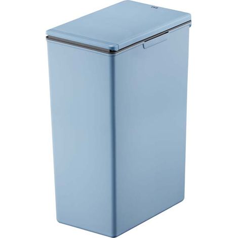EKO - Poubelle touch Morandi 40 litres - Plastic - bleu