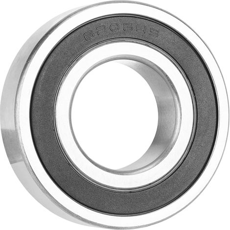 Roulement à billes 6206-2RS étanche 2 côtés, rainure profonde, 30x62x16mm, lot de 10, haute vitesse (1/5)