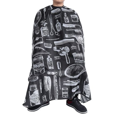 Cape de coiffure adulte imperméable - Tablier de protection professionnel pour salon (1/3)