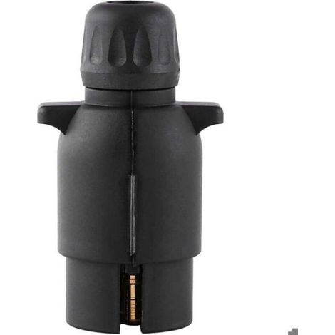Prise de remorque à 7 broches, prise de remorque électrique 12 V, adaptateur de connecteur de câblage à 7 pôles en plastique de ty (1/5)