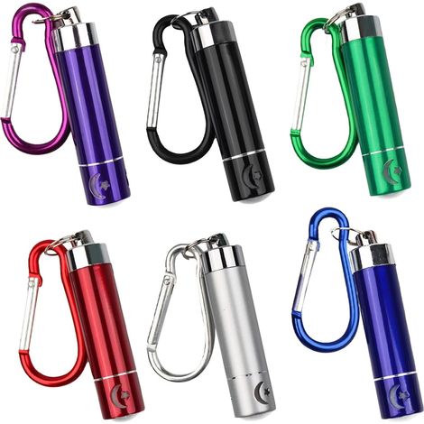 6 PCS Lampe Torche Enfant,Lampe de Poche Enfant,Lampe de Poche Led,Petite Lampe de Poche,Lampe Torche Pile,Lampe Torche Enfant Nuit,Lampes de Poche,pour Urgences,Activités en Plein Air,Camping,Fêtes (1/5)