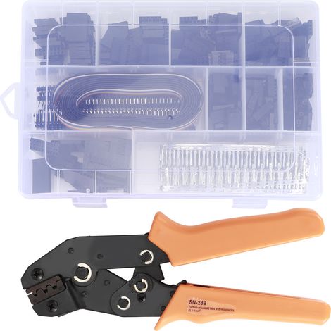 Crimpzangen-Set mit Ratschenfunktion, Kabelklemmen-Set, Elektriker-Handwerkzeug 0,1–1,0 mm (1/5)
