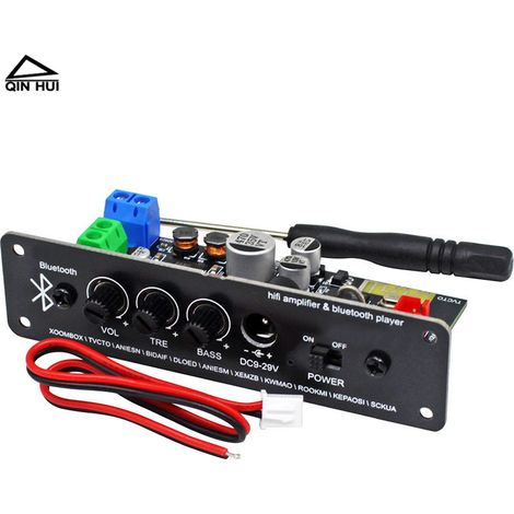 Modification DIY d'un récepteur audio haute et basse fréquence HiFi, d'une carte d'amplificateur de haut-parleur de voiture et d'un module d'amplificateur Bluetooth 5.1.