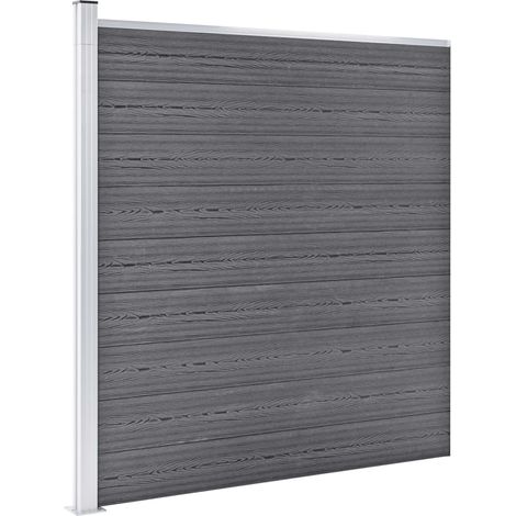 Maison Exclusive - Gartenzaun WPC 526x186 cm Grau