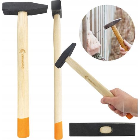 270 g Zimmermannshammer – Holzgriff, Kohlenstoffstahl (1/4)