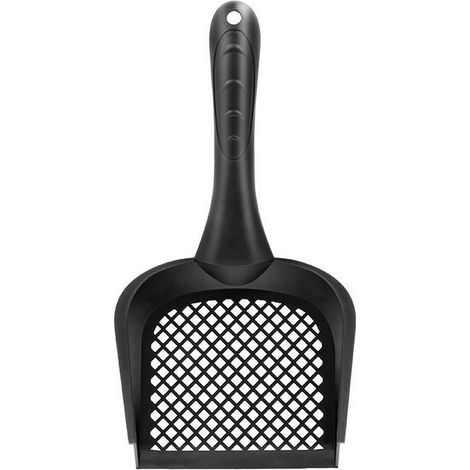 1 pala para arena de gato de PVC, pala para arena de gato para limpiar el arenero de su gato. (1/5)