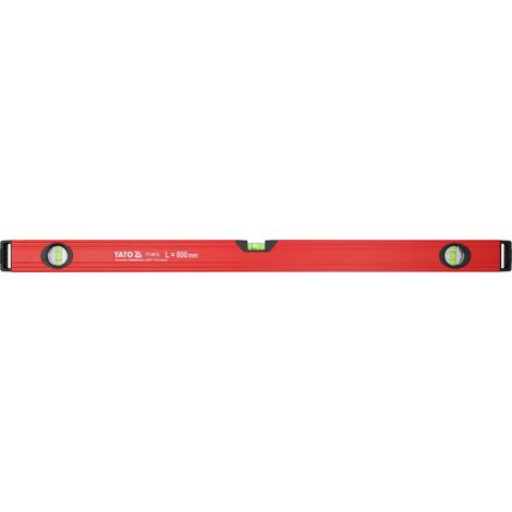Aluminium-Wasserwaage 800 mm mit 3 Libellen