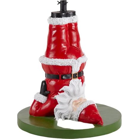 Base albero "Babbo natale " per albero di Natale supporto in metallo da 65 cm