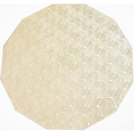 Manteles individuales poligonales huecos antideslizantes, manteles individuales aislantes, manteles individuales decorativos poligonales huecos antideslizantes, manteles individuales aislantes (1/5)