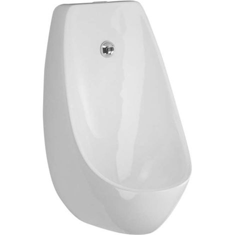 Jika Domino - Orinatoio con scarico automatico, Antibak, Rimless, a batteria, bianco H8411010004881