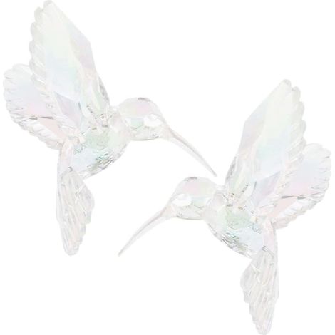 Stück Acryl Vogelanhänger mit Schillerndem Design Elegante