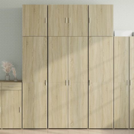 vidaXL Highboard Sonoma Oak 80x42,5x249 cm Engineered Wood