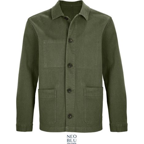 Chaqueta De Trabajo Unisex NEOBLU MAEL S Caqui intenso