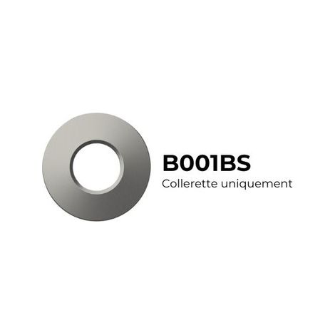 Collerette Alu Brossé ronde magnétique pour ONE TELES ANDRO - B001BS - SOLUM