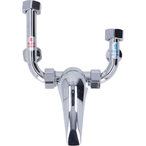 Robinet mélangeur en cuivre pour chauffe-eau électrique, montage en surface, coude en U, interrupteur eau chaude/eau froide, robinet de douche, entrée d'eau, pièces universelles G1/2 po