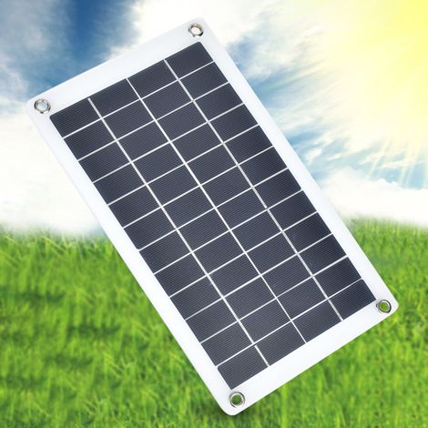 Panneau Solaire Portable 7.5W Monocristallin 12V pour Camping et Randonnée (1/5)