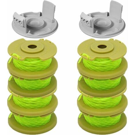 Set of 8 Replacement Trimmer Spools compatible with Ryobi ONE Plus AC80RL3 18V 24V 40V (1/5)