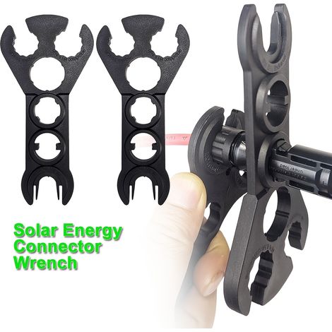 Clé de déconnexion pour connecteur de panneau solaire (2 pièces), plastique ABS, connecteur solaire MC-4 NP4 H4 1000 V/1500 V (1/5)