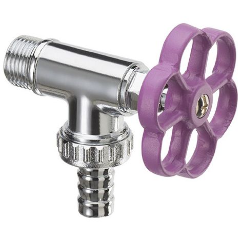 Rubinetto Laterale per Fontana da Giardino Stile Idrante Belfer RUB/014 Viola (1/2)