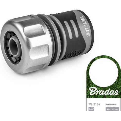 White Line Schlauchkupplung 3/4" grau (1/2)