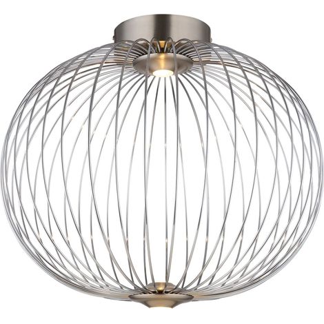 Globo - plafoniera - GALWAY - acciaio - metallo - Ø 50cm - LED -