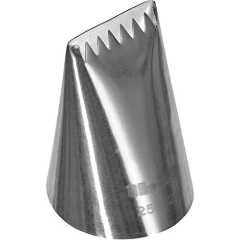 Ibili 250420 beccuccio decorativo per pasticceria in inox argento (1/3)