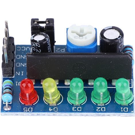Carte indicateur de niveau audio, module d'alimentation puce KA2284 3,5 V-12 V performances stables pour produits électroniques (1/5)