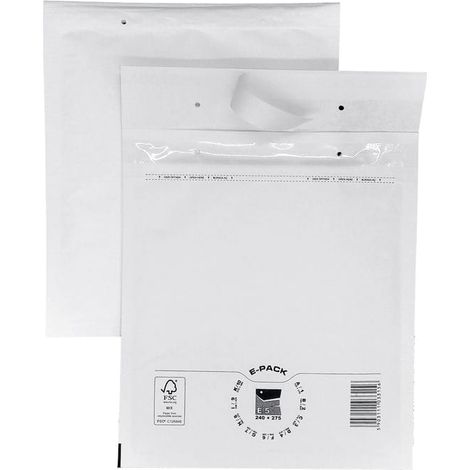 Luftpolsterumschlag E15 WEISS E-PACK x100 Stück