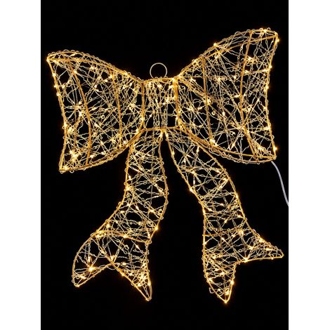 Ad Trend Fiocco Natalizio con 500 led Interno/Esterno 48x54 Cm Luce Calda (1/3)