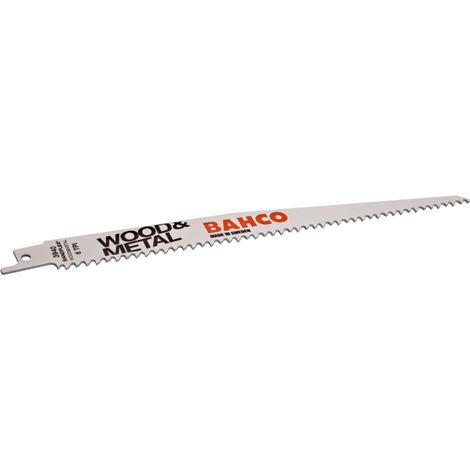 Bahco Sandflex Bimetall-Säbelsägenblätter für Holz und Metall 5/8 ZpZ, 150 mm - 5 Stk/Einzelhandelsverpackung