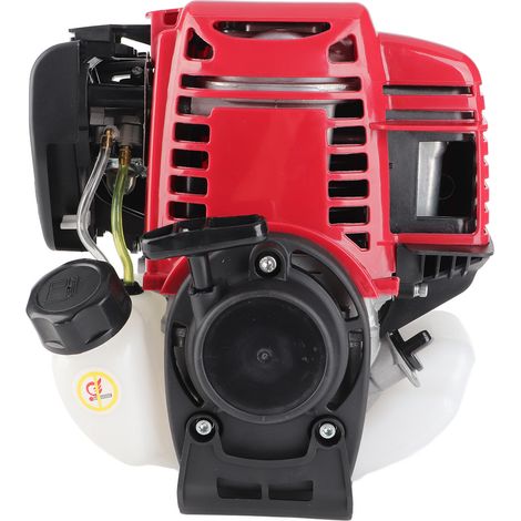 Moteur de débroussailleuse 4 temps 35 cm³ en aluminium et ABS pour jardins et terrains accidentés (1/4)