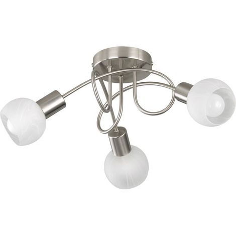 Spot Plafonnier Pinwheel 3 Led Antibes Nickel Trio Lighting (1/3)