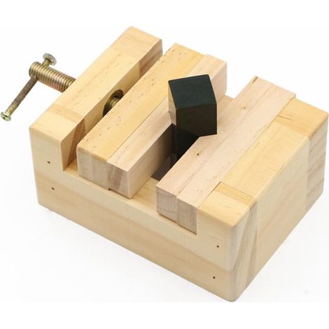 Morsetto per intaglio del legno beige con impugnatura comoda e design unico, ideale per l'intaglio della pietra e per lavori artigianali professionali. (1/5)